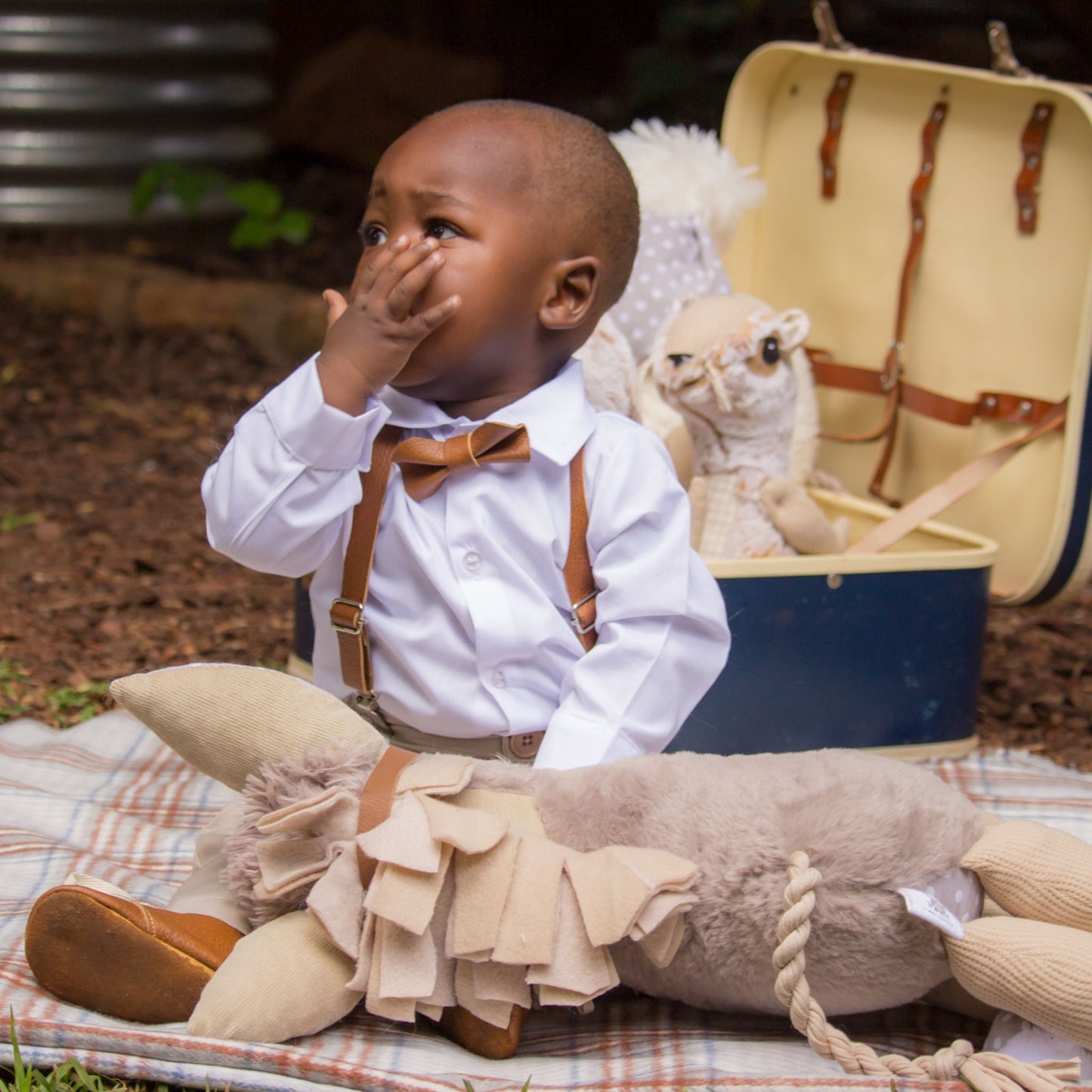 Winter Little Gentleman Ensemble - Tan & Toffee