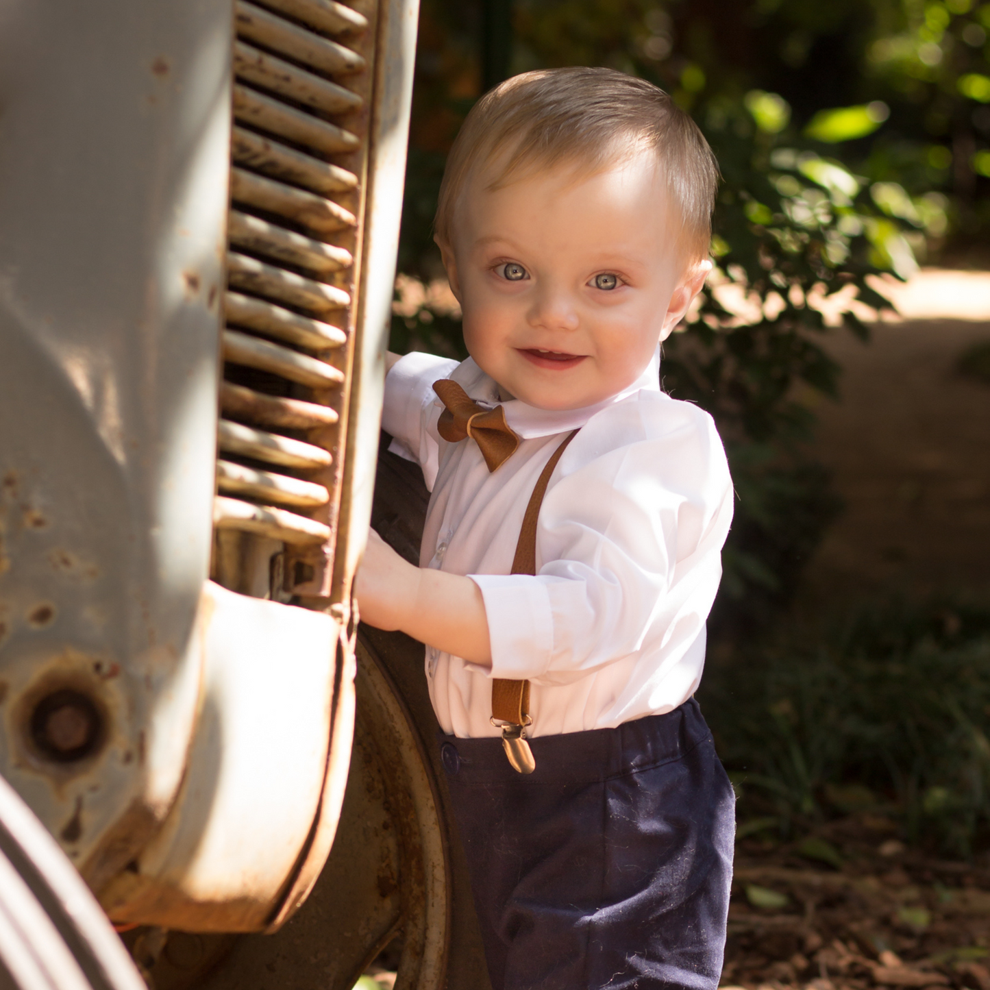 Winter Little Gentleman Ensemble - Navy & Toffee