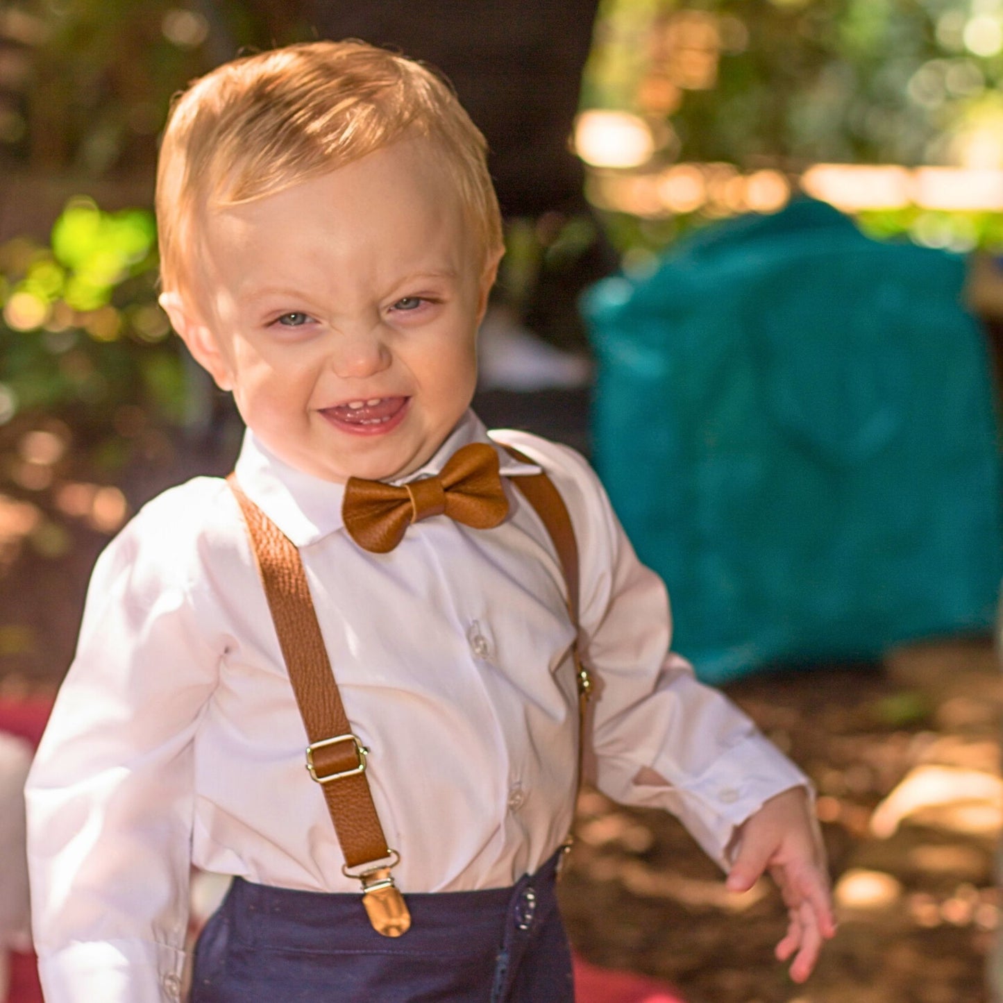 Winter Little Gentleman Ensemble - Navy & Toffee