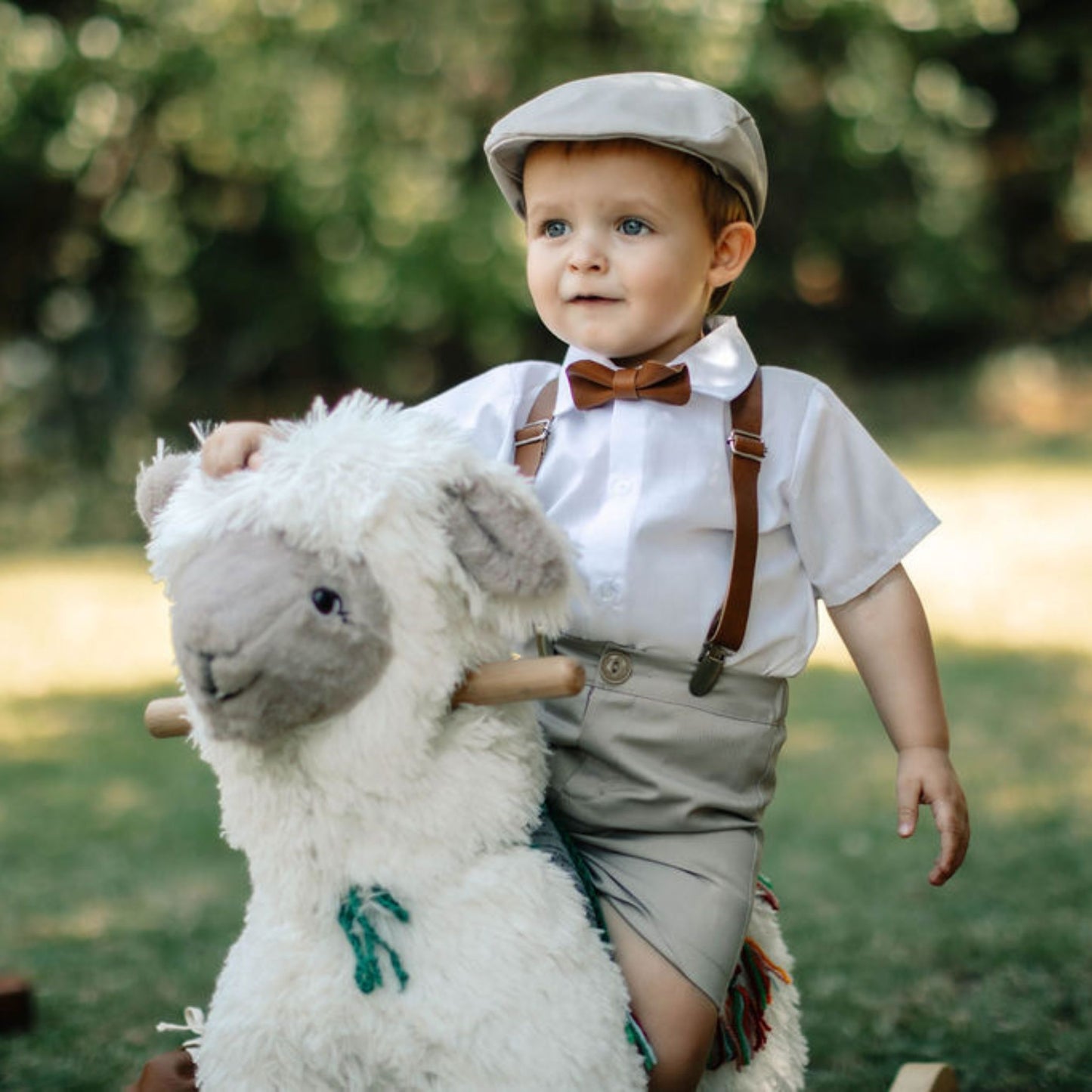 Summer Little Gentleman’s Picnic Set - Tan & Toffee