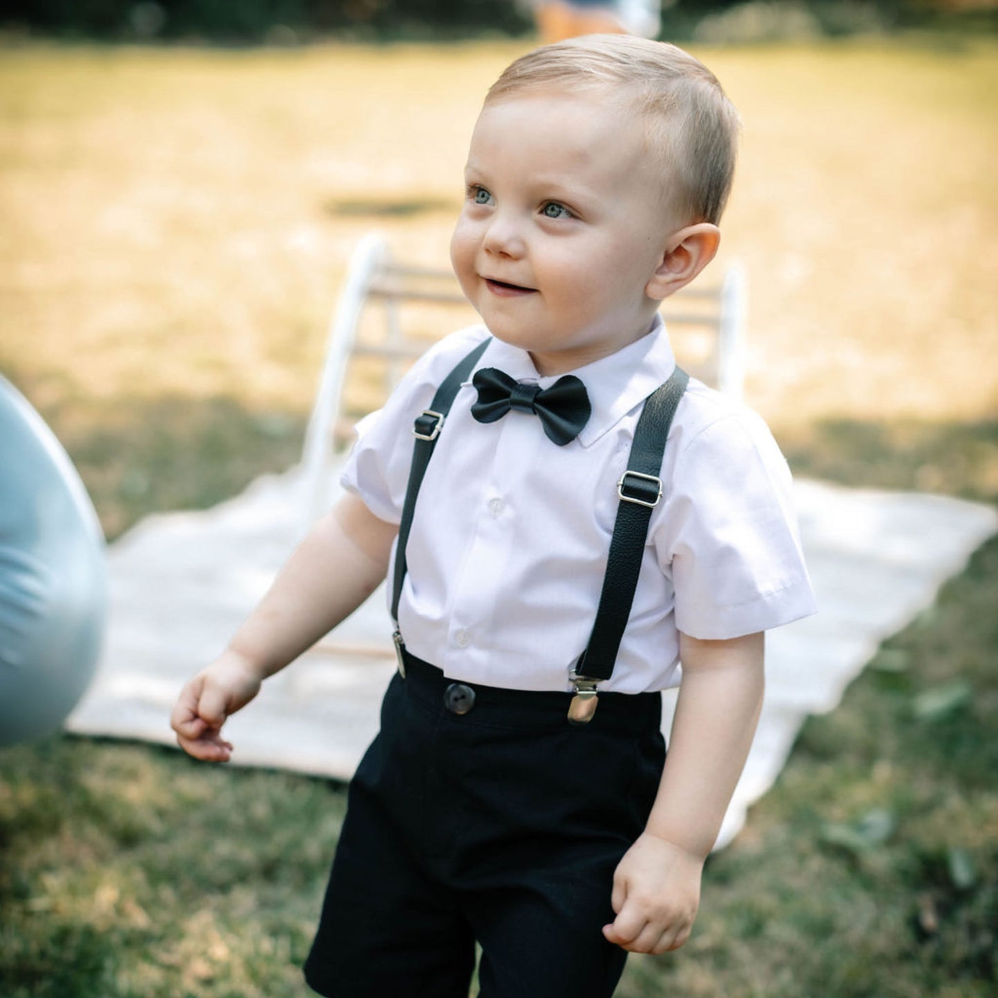 Baby Leather Suspenders