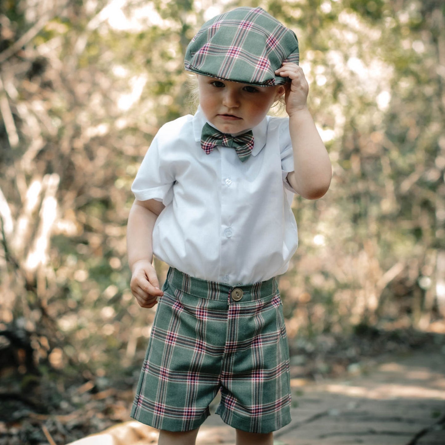 Little Gent in Green Check