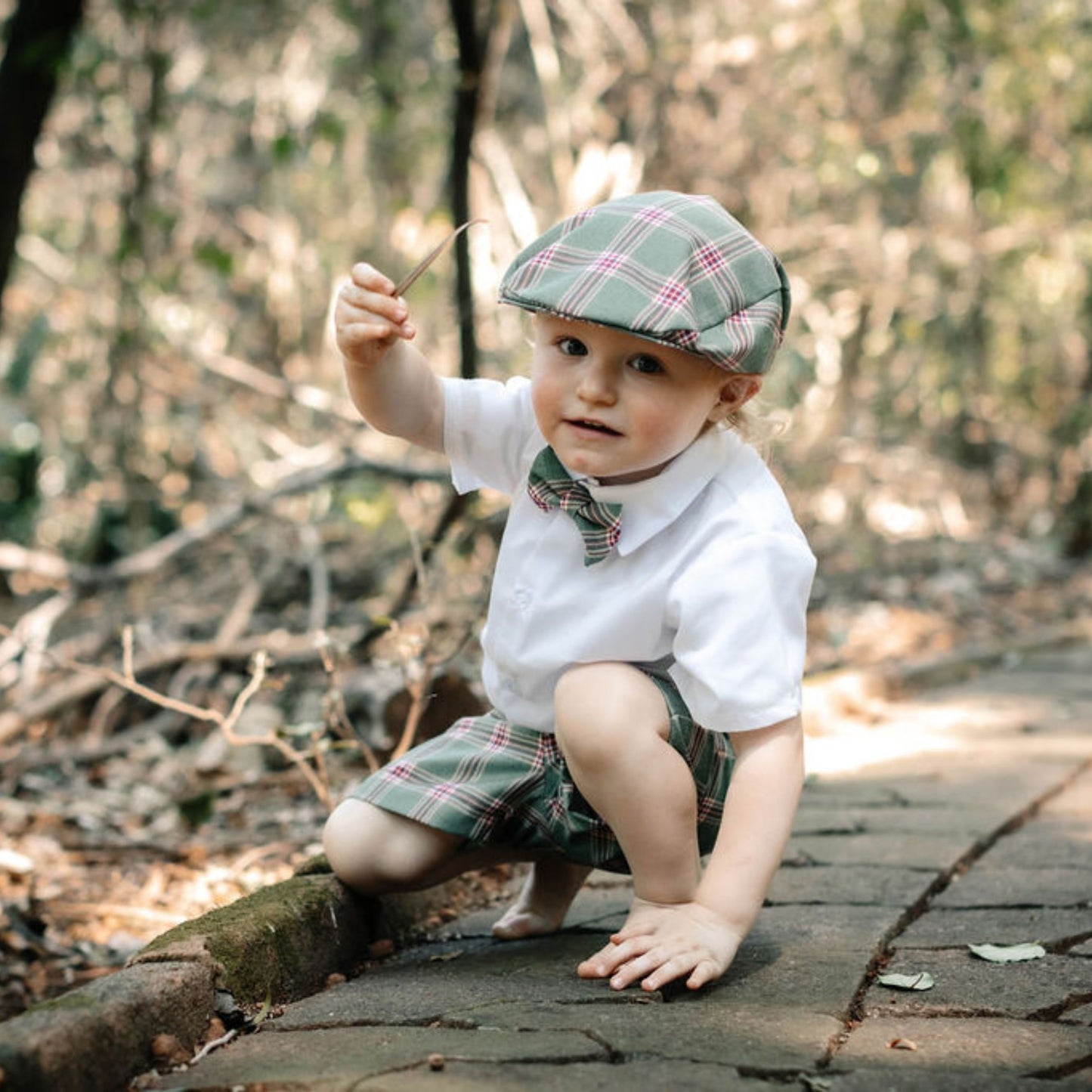 Little Gent in Green Check