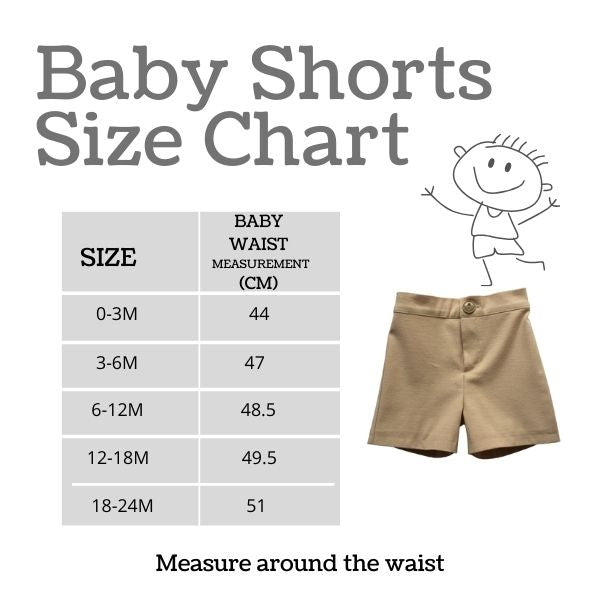 Baby Boy Chino Shorts 0-24M