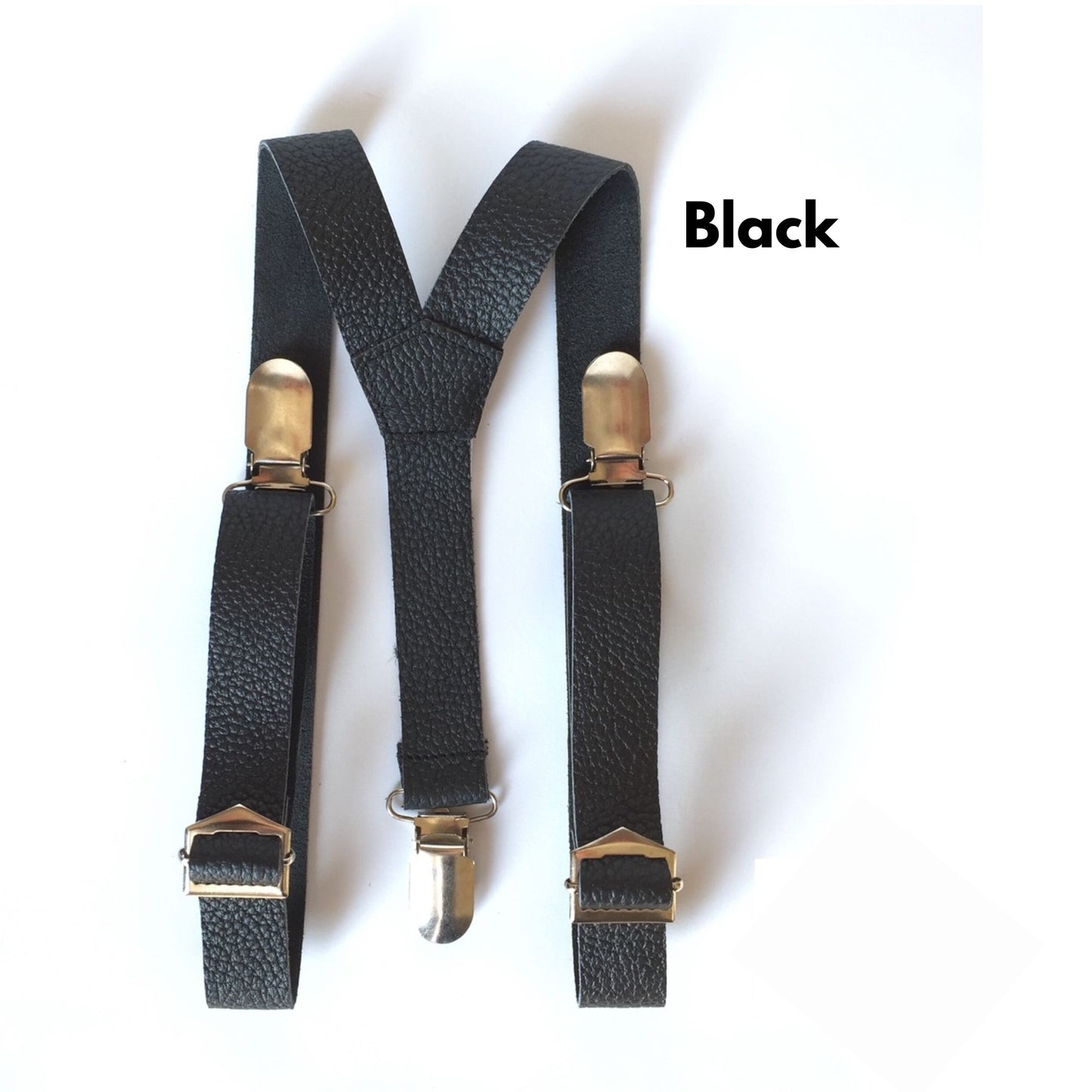 Baby Leather Suspenders
