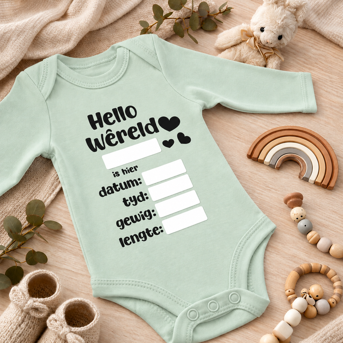 Birth Announcement Afrikaans