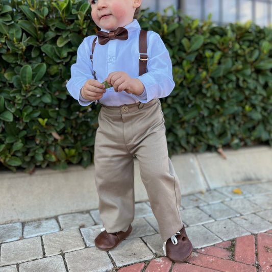 Baby Boy Khaki Chino Trousers 6-18m