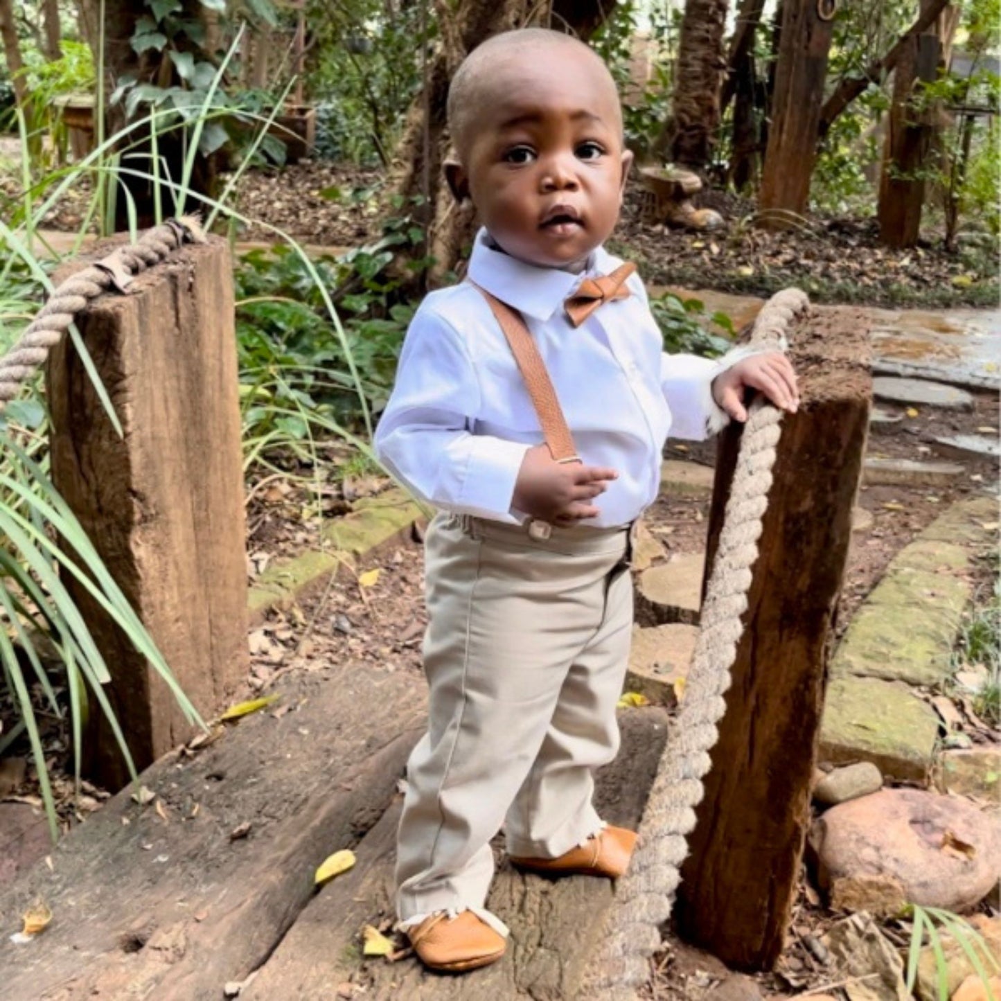 Winter Little Gentleman Ensemble - Tan & Toffee