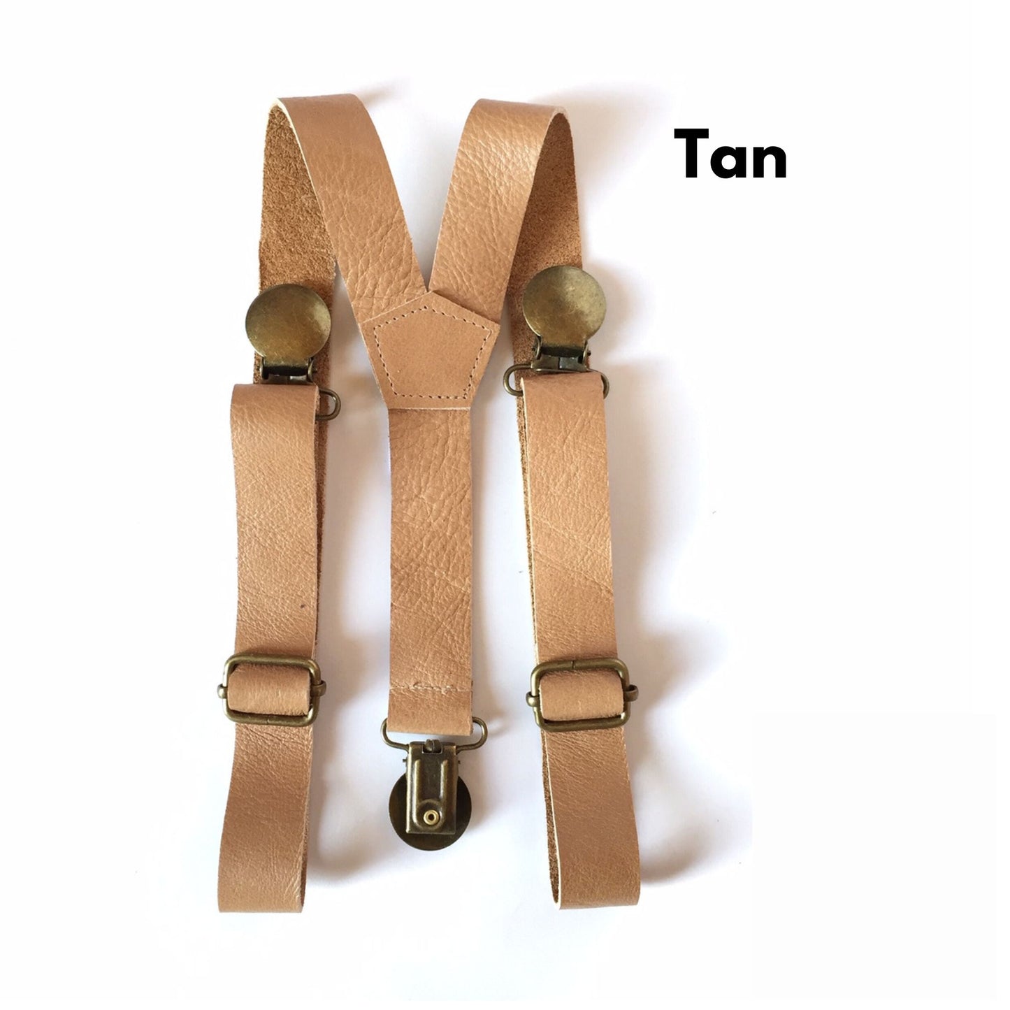 Baby Boy Navy Check Formal Outfit with Leather Accessories | 0–24m