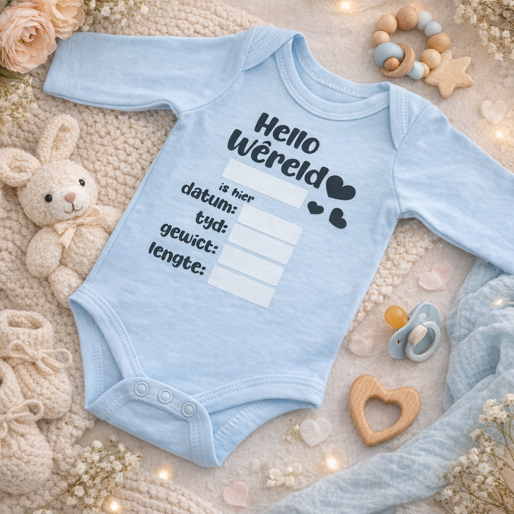 Birth Announcement Afrikaans