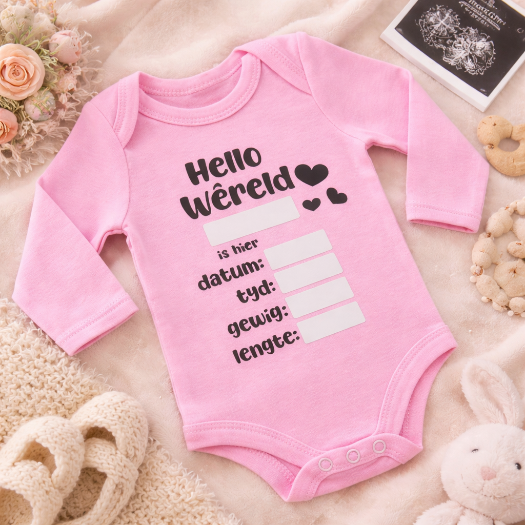 Birth Announcement Afrikaans