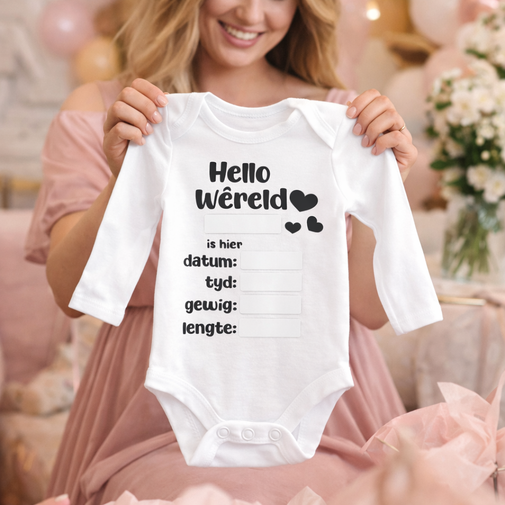 Birth Announcement Afrikaans