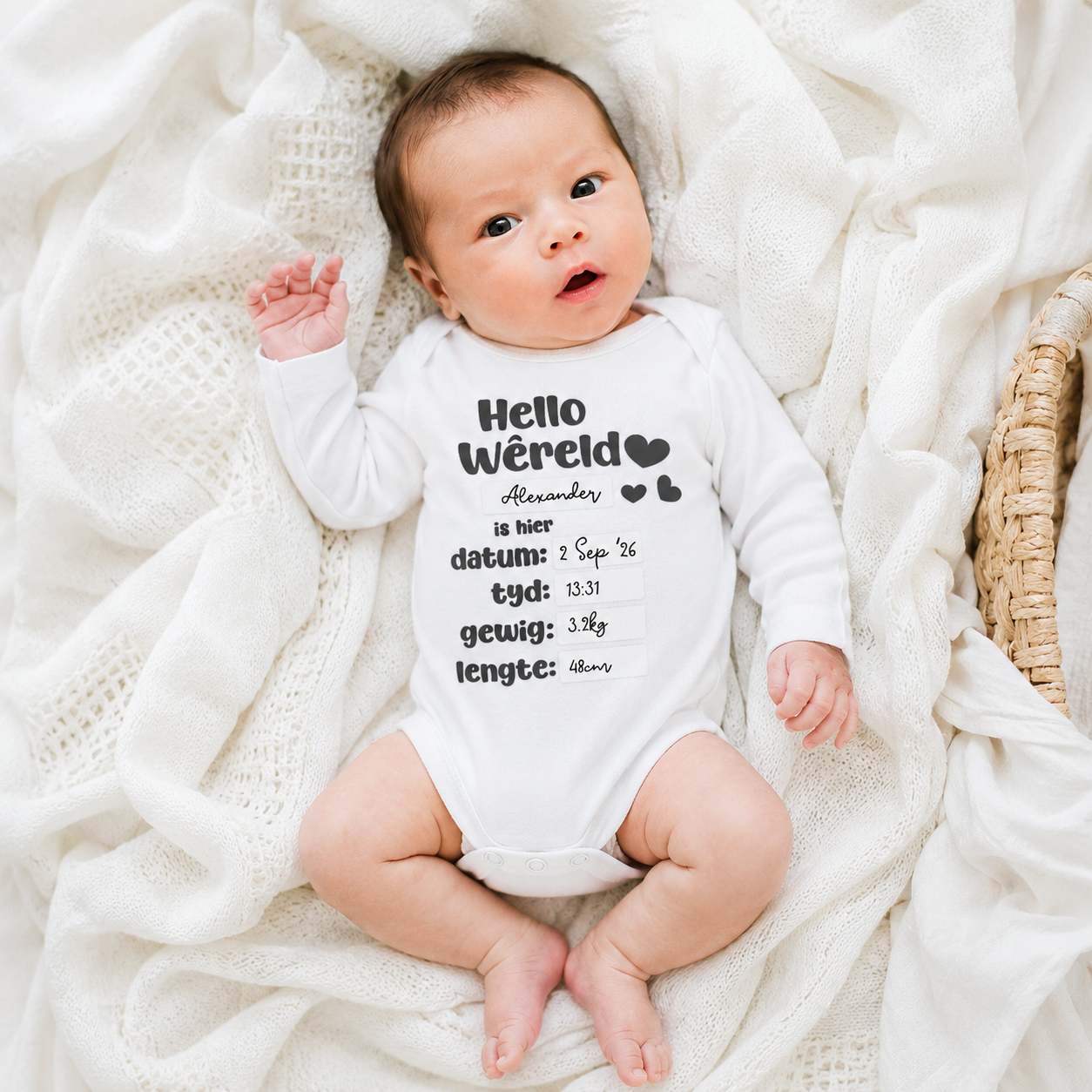 Birth Announcement Afrikaans